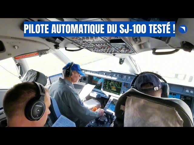 Video thumbnail for Le Superjet russe teste le pilote automatique domestique CAT IIIB