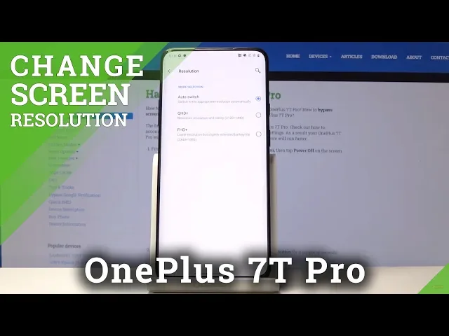 Video thumbnail for How to Change Display Resolution in OnePlus 7T Pro – Set Up Screen Resolution
