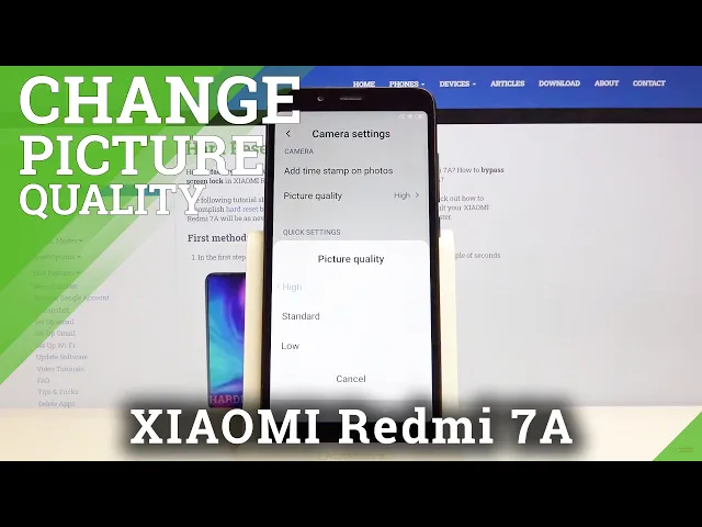 Video thumbnail for How to Change Image Quality in XIAOMI Redmi 7A – Change Photo Quality