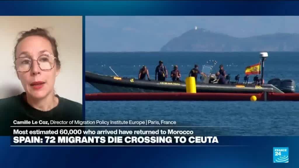 Video thumbnail for 'Pure political theatre': Ceuta migrant crisis 'used politically' to make Europe seem 'under attack'