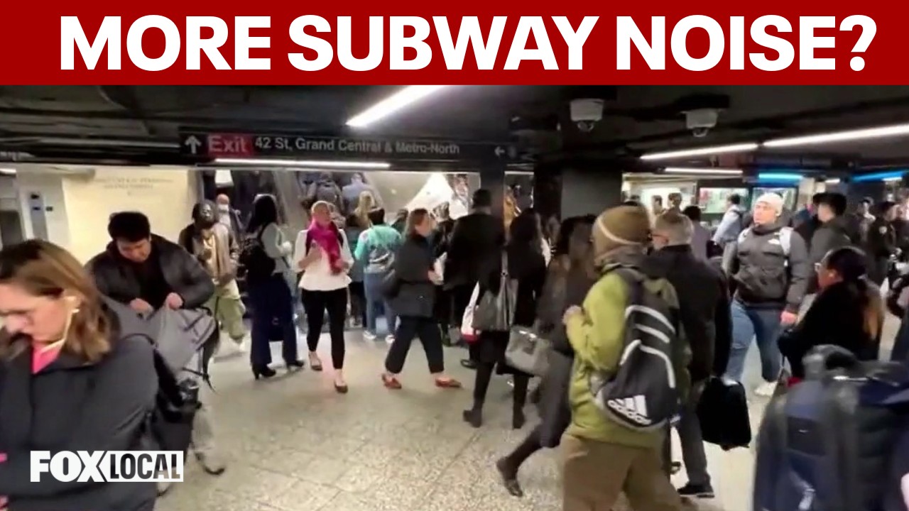 Video thumbnail for MTA tests audio ads on NYC subway platforms as riders raise noise concerns
