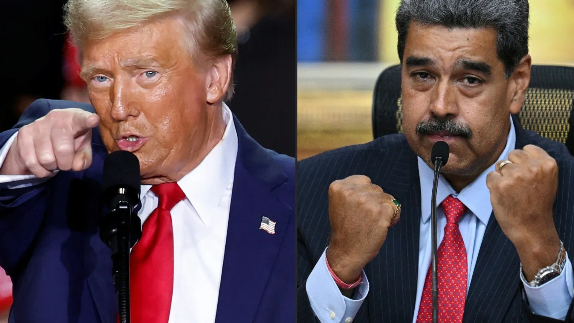 Video thumbnail for Trump says Venezuela airspace to be shut ‘in its entirety’ as tensions rise