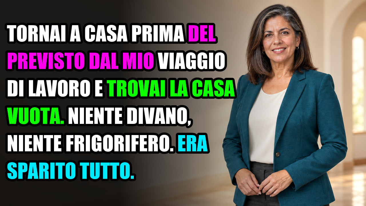 Video thumbnail for Tornai a casa prima del previsto dal mio viaggio di lavoro e trovai la casa vuota. Niente divano…