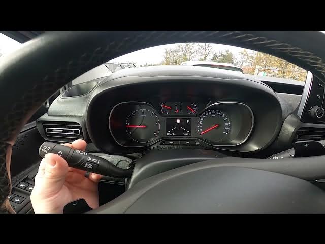 Video thumbnail for How to Navigate Through the Speedometer Display Opel Combo E ( 2018 – now )