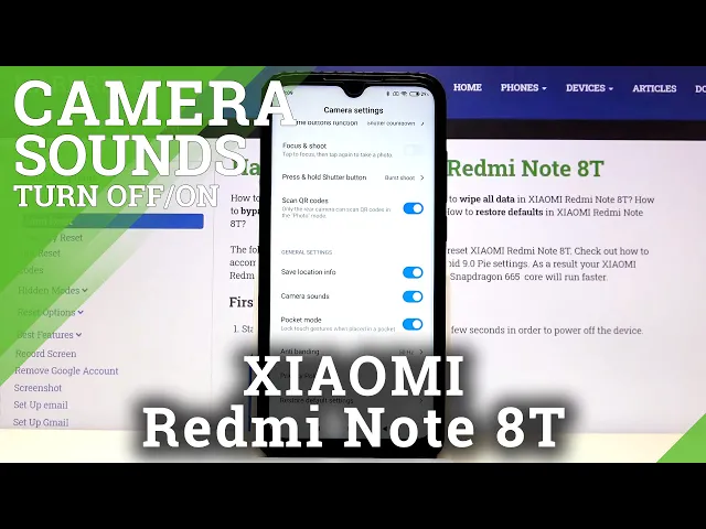 Video thumbnail for How to Manage Camera Sounds in XIAOMI Redmi Note 8T – Turn Off / On Shutter Sound