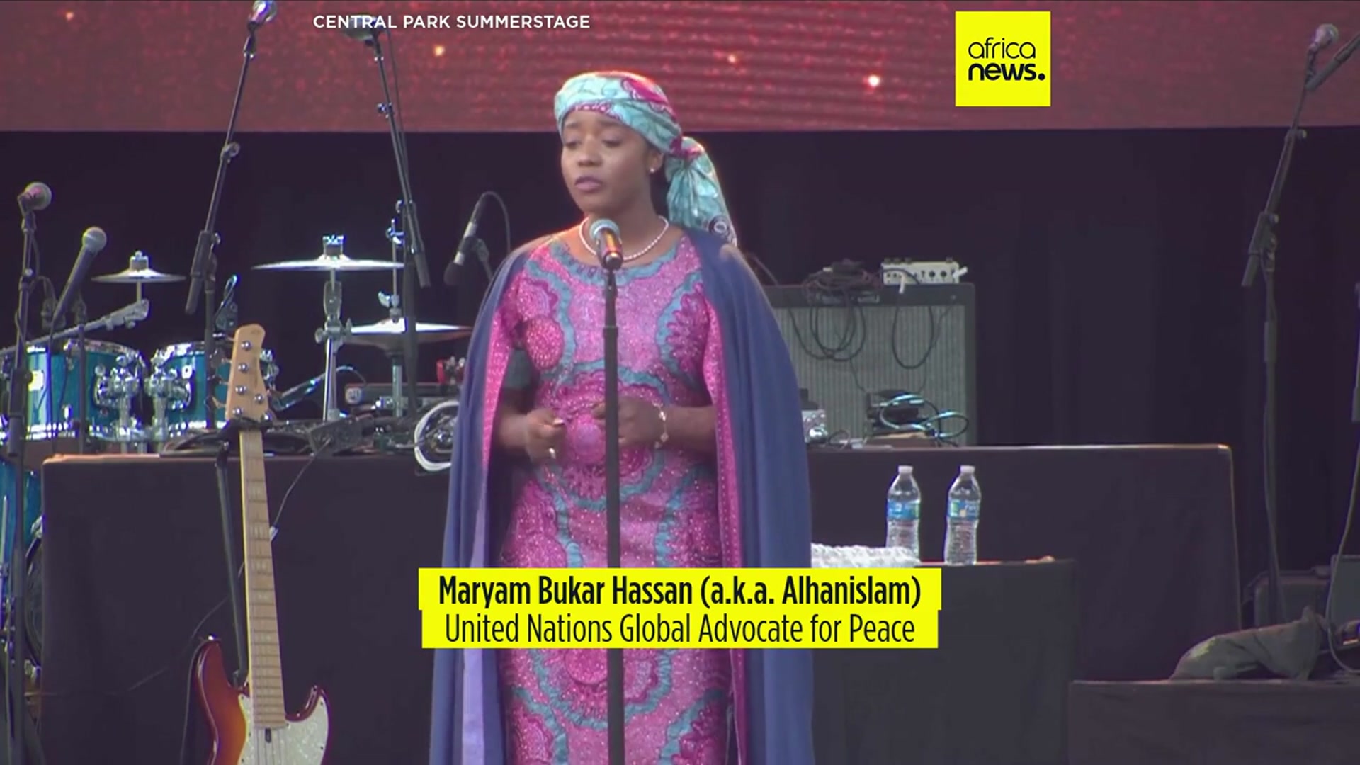 'Video thumbnail for Nigerian poet Maryam Bukar Hassan named first UN Global Advocate for Peace'