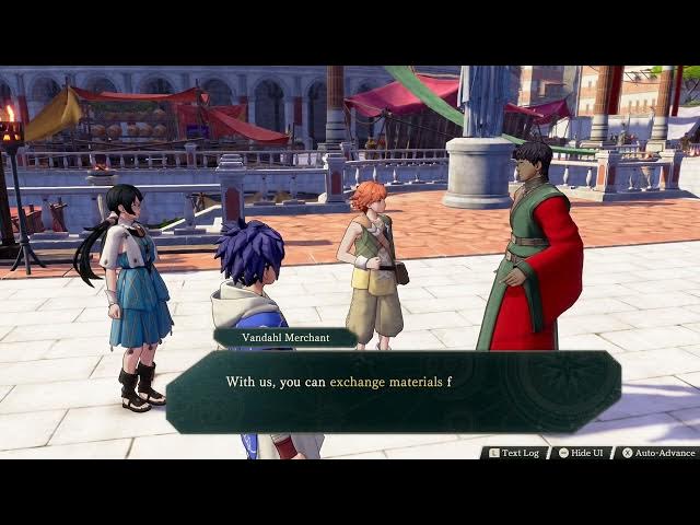 Video thumbnail for Fire Emblem: Fortune's Weave - Part 1 Cai's Path Chapter 4: Cai Meets Vandahl Trading Co Merchant