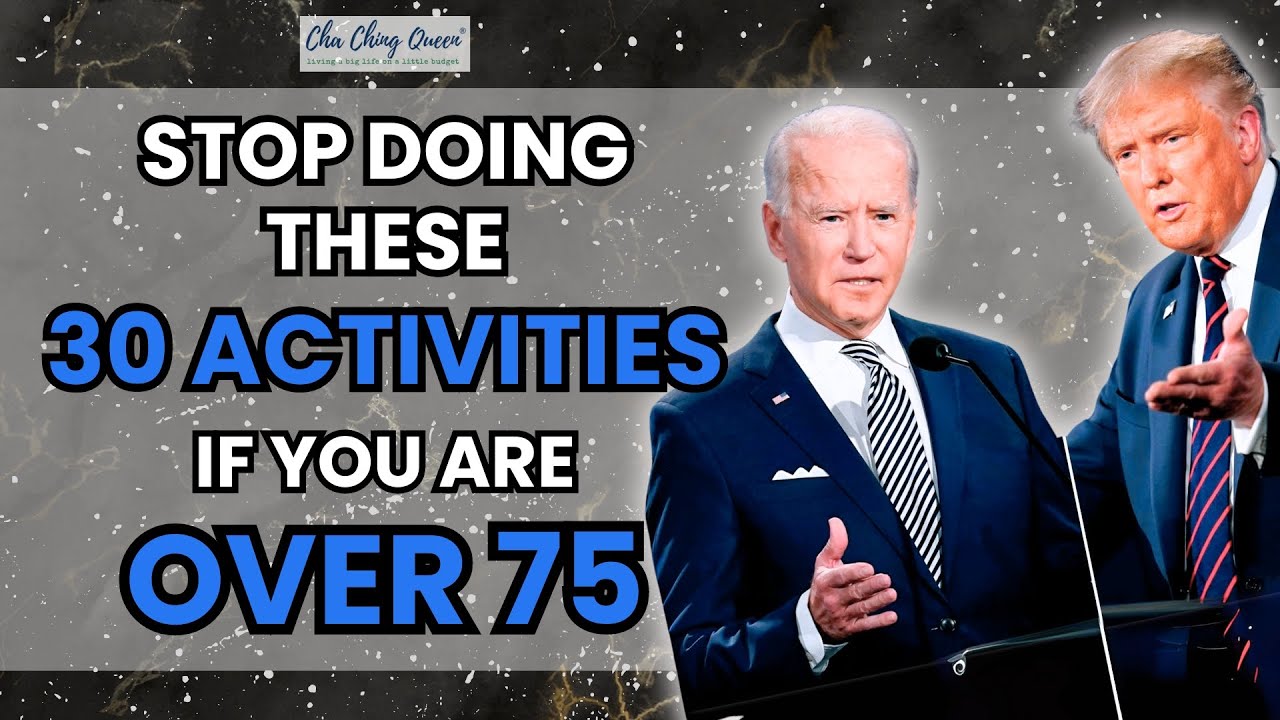 Video thumbnail for Stop Doing These 30 Activities If You Are Over 75
