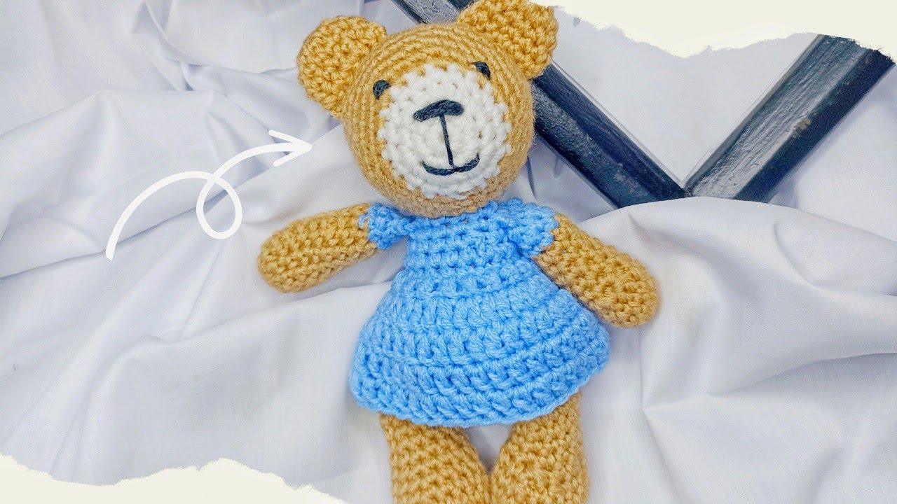 Video thumbnail for How To Crochet A Bear Amigurumi In One Piece