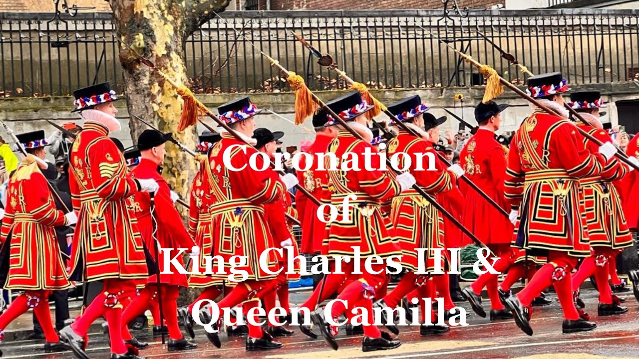 'Video thumbnail for Pt2: Coronation Procession of Kings Charles III & Queen Camilla From Whitehall & 'God Save the King''