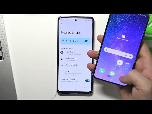 Video thumbnail for How to Set Up Nearby Share Feature on SAMSUNG Galaxy A53 5G