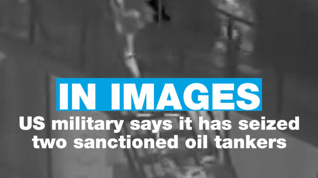Video thumbnail for US military says it has seized two sanctioned oil tankers