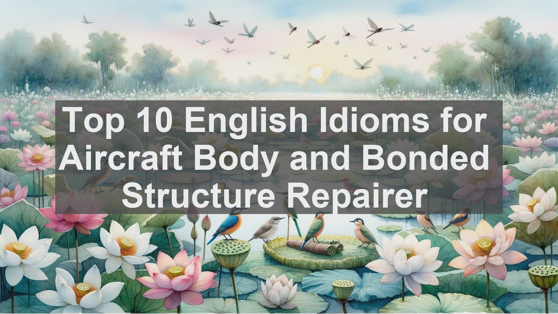 'Video thumbnail for Top 10 English Idioms for Aircraft Body and Bonded Structure Repairer'