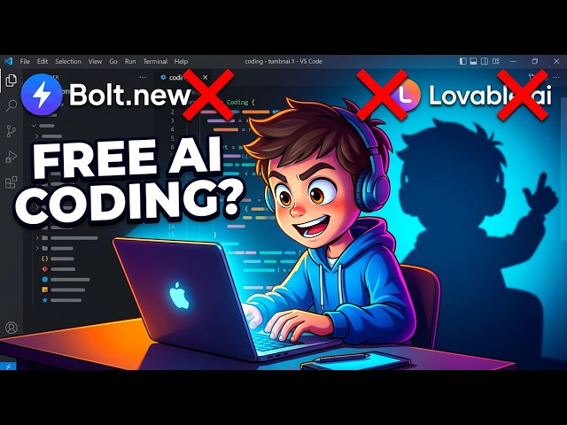 Video thumbnail for Bolt.new & Lovable ai Alternative FREE 100%