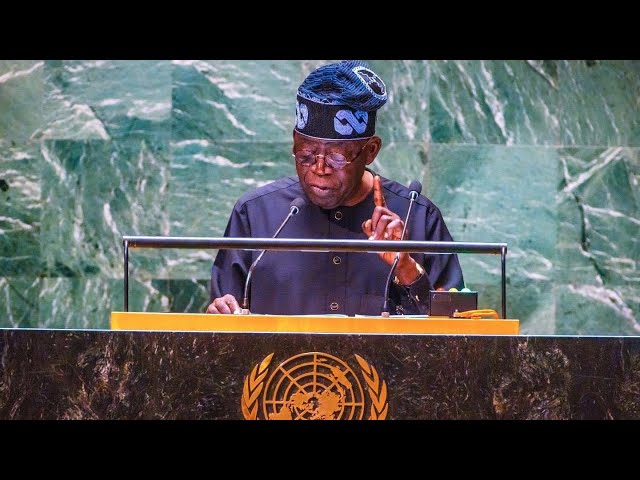 'Video thumbnail for President Bola Tinubu at UN General Assembly'