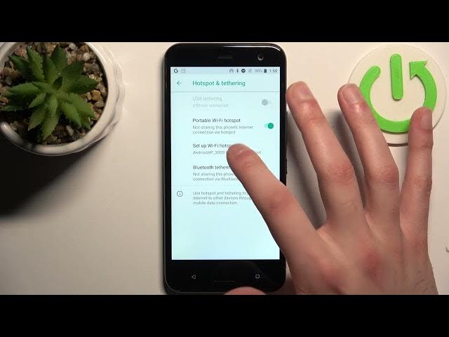 Video thumbnail for How to Activate Portable Hotspot on HTC U11 Life?