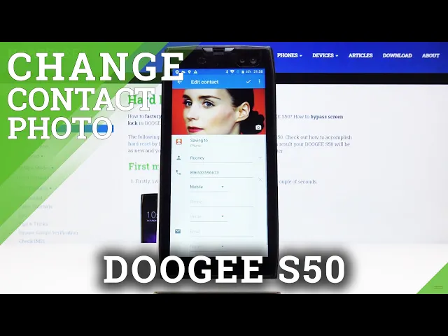 Video thumbnail for How to Create Contact Photo in DOOGEE S50 – Personalize Contacts