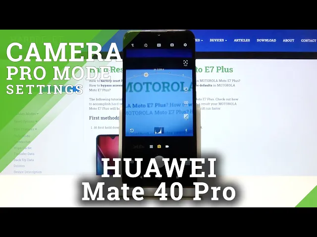 Video thumbnail for How to Use Camera Pro Mode on HUAWEI Mate 40 Pro – Toggle Camera Pro Mode