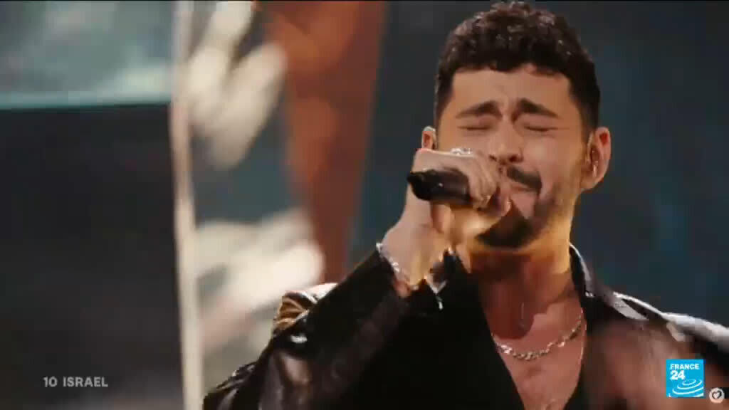 Video thumbnail for Israel and favorite Finland advance to the Eurovision final