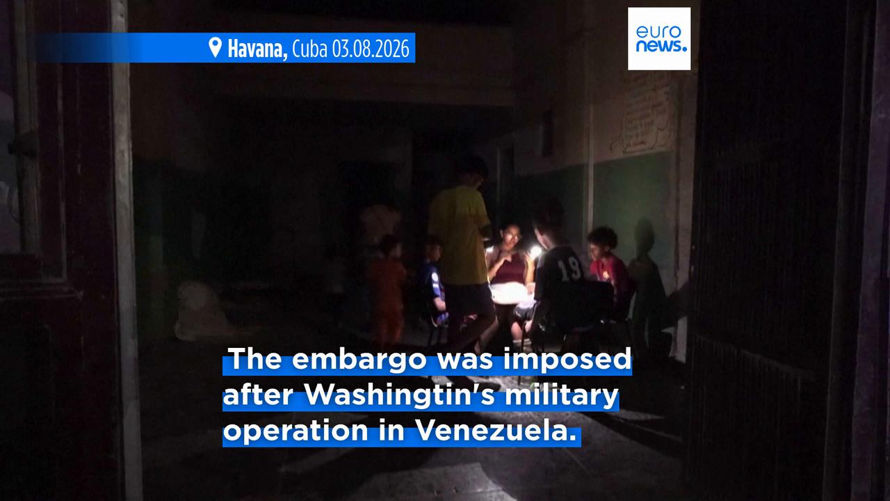 Video thumbnail for Cuba state energy firm reports new nationwide blackout as US embargo continues