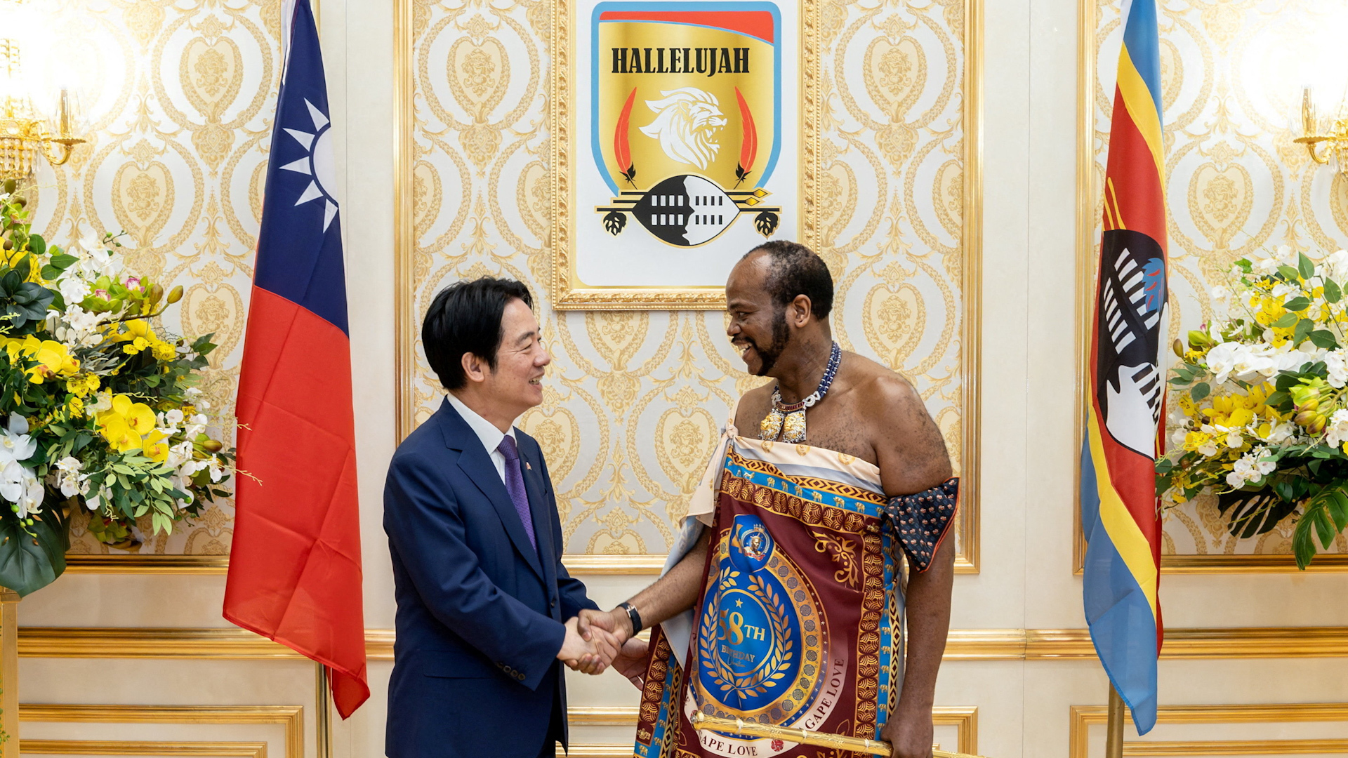 Video thumbnail for Taiwan’s leader visits Eswatini despite pressure from China to block trip