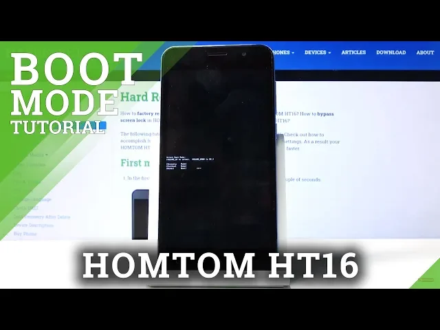 Video thumbnail for How to Activate Boot Mode in HOMTOM HT16 – Enter / Quit Boot Mode
