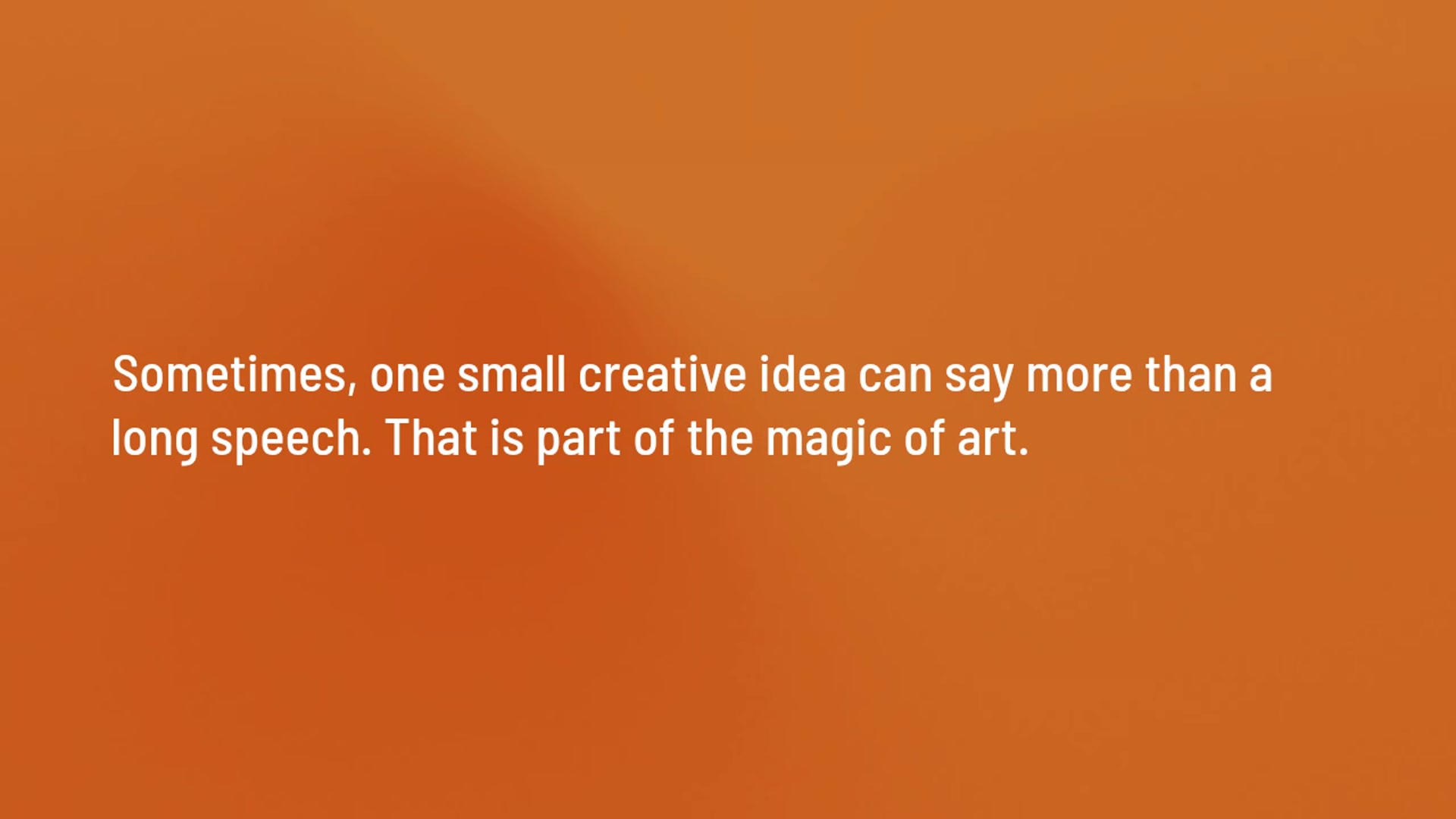 Video thumbnail for Art & Entertainment bring creativity, emotion, and imagination into everyday life