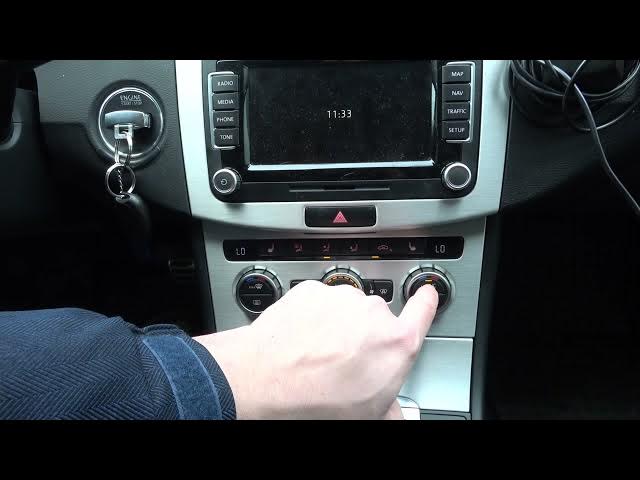 Video thumbnail for How to Enable or Disable AC in Volkswagen Passat B7 (2010 - 2015) - Turn AC On or Off