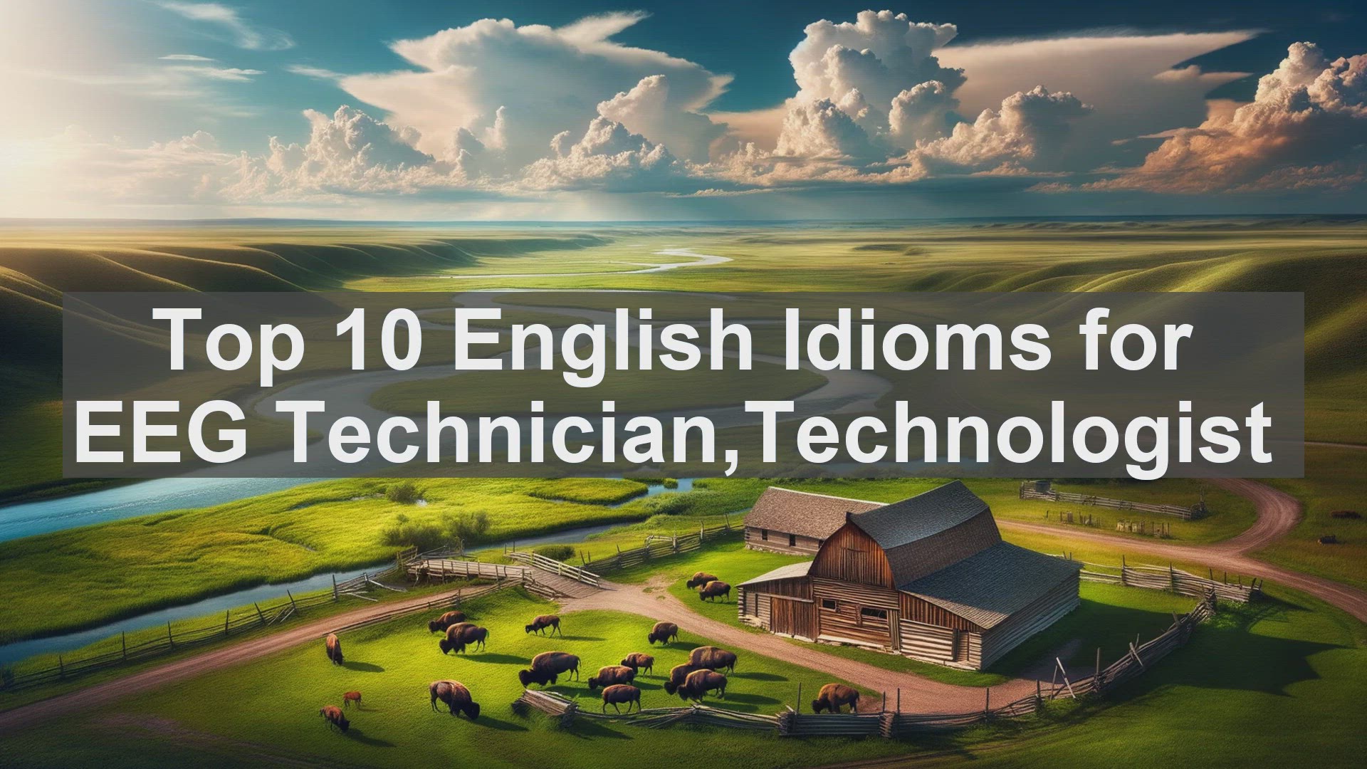 'Video thumbnail for Top 10 English Idioms for EEG TechnicianTechnologist'