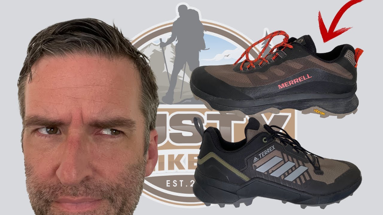 Video thumbnail for Merrell Moab Speed versus the Adidas Terrex Swift R3. Fast and Slow.