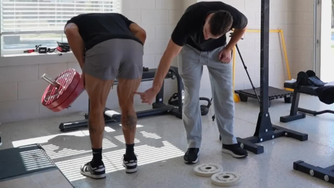 Video thumbnail for isaiah rivera: tendon strength workout: calve raises, squats, and more!