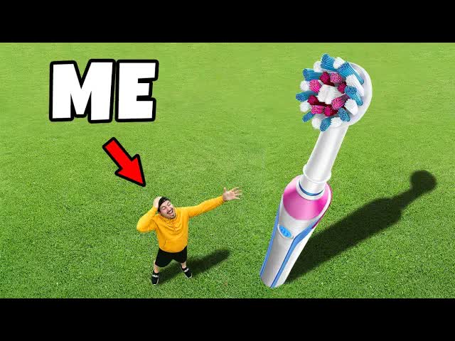 'Video thumbnail for jake carlini: i built the world's biggest electric toothbrush!'