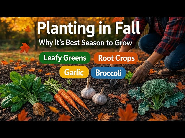 Video thumbnail for Best Fall Vegetables to Plant | Why Fall Is the Perfect Growing Season! #planting #fallplanting