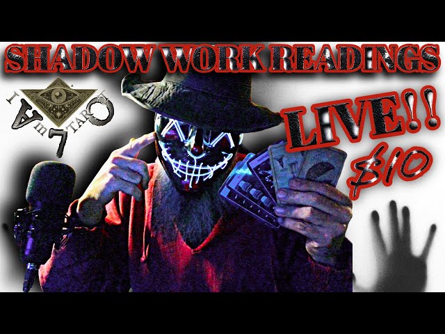 Video thumbnail for LIVE! $10 New Moon SHADOW Work Tarot Readings! #IAm7Tarot #LiveTarot #TarotReading #NewMoon