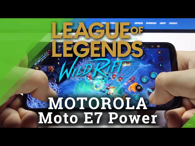 Video thumbnail for Motorola Moto E7 Power Wild Rift Game & Settings Review