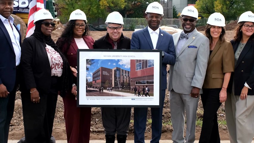Video thumbnail for Work underway on the new $173M Newark University High School