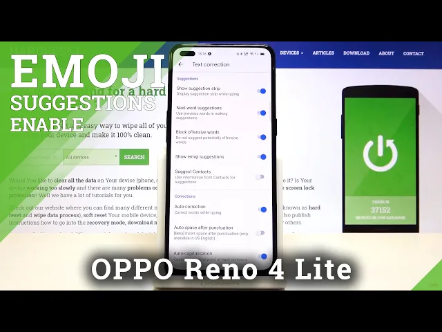 Video thumbnail for How to Allow Predictive Emoji in OPPO Reno 4 Lite – Emoji Suggestion