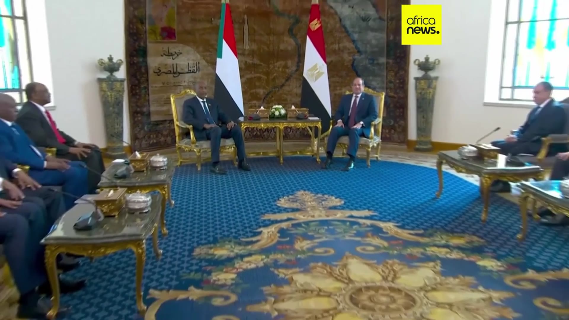 'Video thumbnail for Sudan's Al Burhan visits Cairo for talks with Egypt's El Sisi'