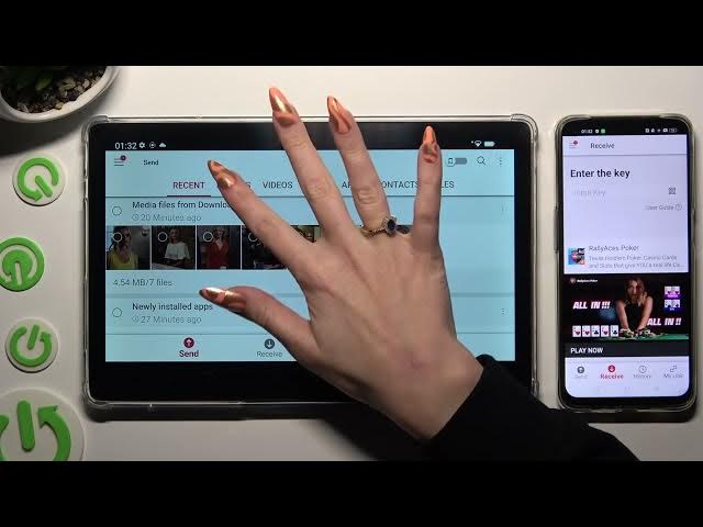 Video thumbnail for How to Transfer Files From HOTWAV Pad 8 to an Android Device - Use Send Anywhere App
