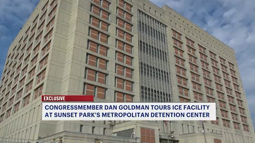 Video thumbnail for Exclusive: US Rep. Goldman makes visit to ICE detainment facility at Metropolitan Detention Center