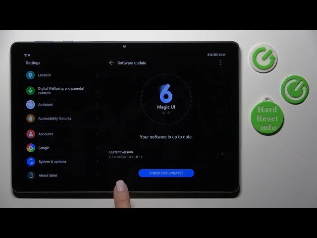 Video thumbnail for How to Check for Software Updates on HONOR Pad X8