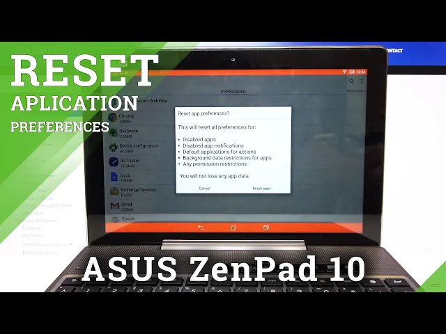 Video thumbnail for How to Reset App Preferences in ASUS ZenPad 10 – Restore App Settings