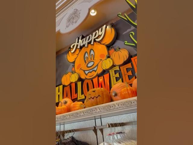 Video thumbnail for Halloween merchandise has arrived at Disney Showcase in Main Street, USA at Disneyland!