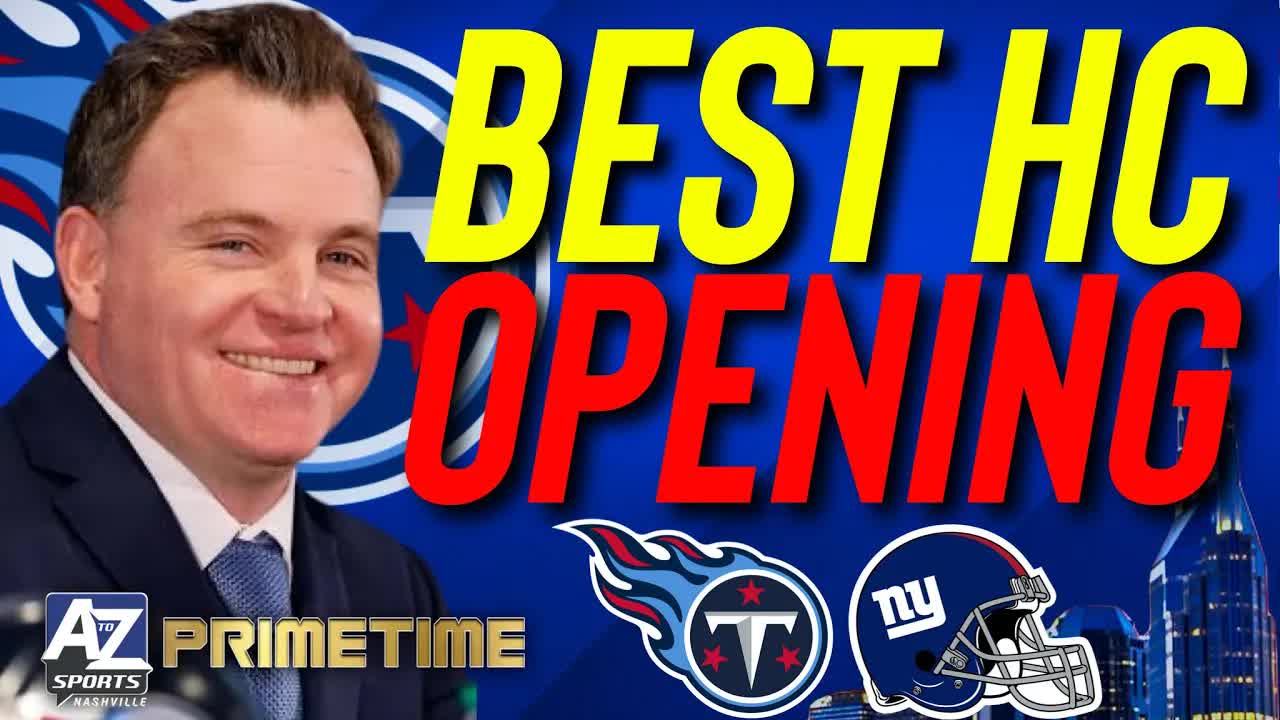 Video thumbnail for a to z sports nashville: titans hc opening vs new york giants job: which is better?