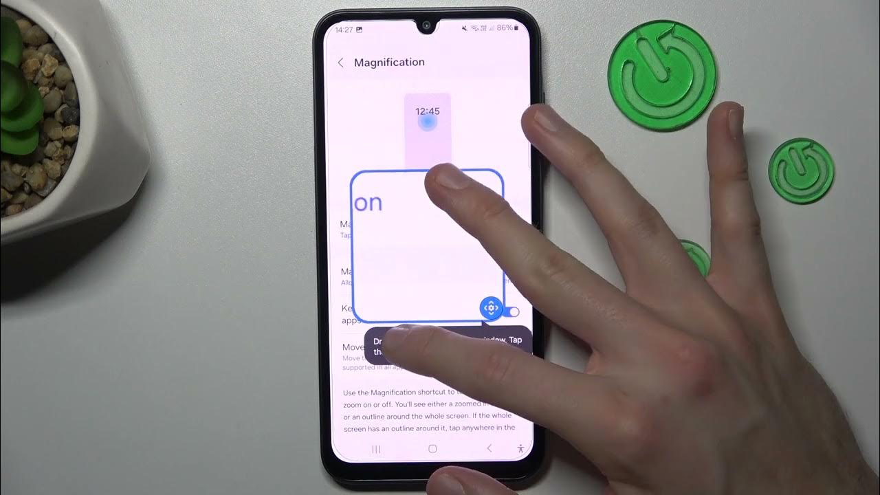 Video thumbnail for How to Turn On & Turn Off Magnification on SAMSUNG Galaxy A05S