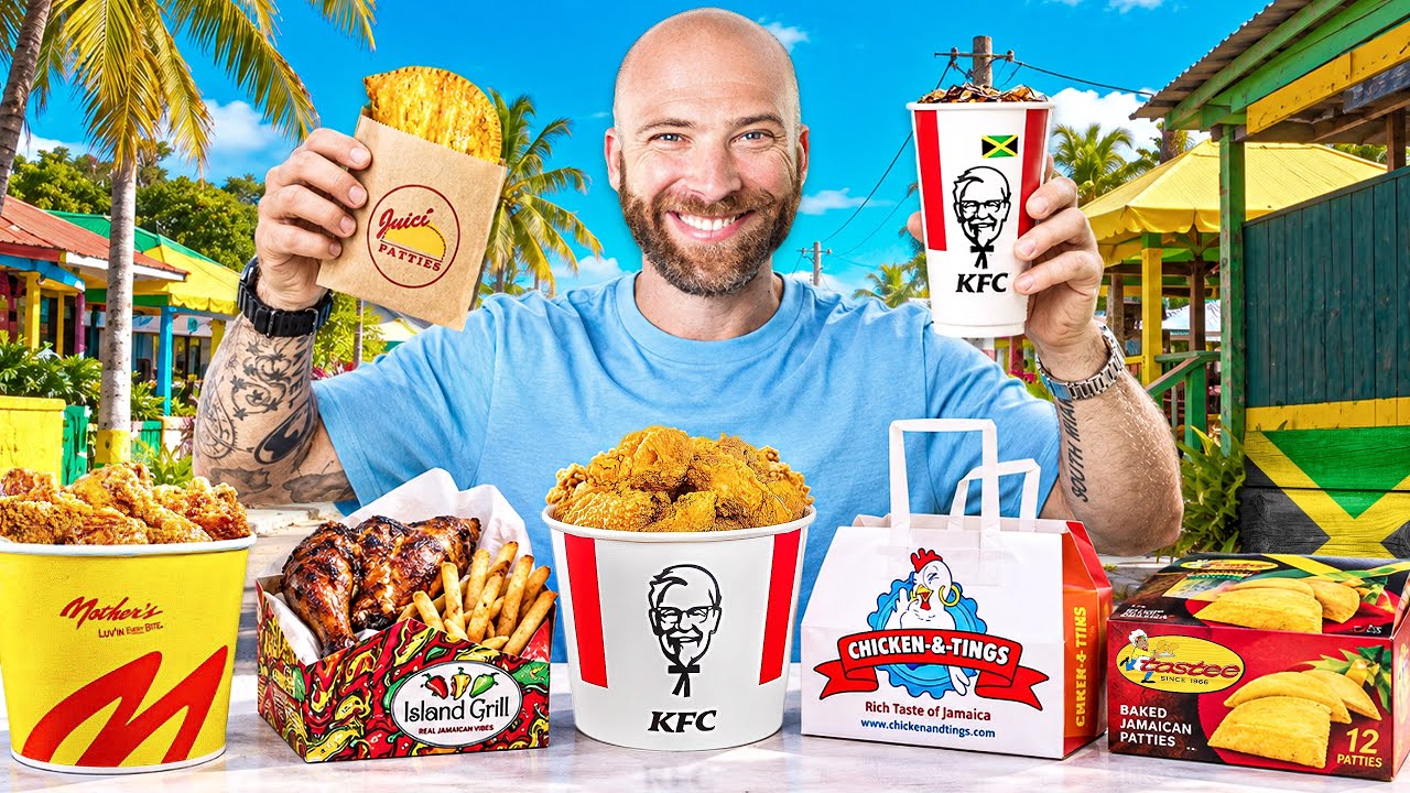Video thumbnail for This Is Fast Food in Jamaica!! I Tried the Biggest Chains!!