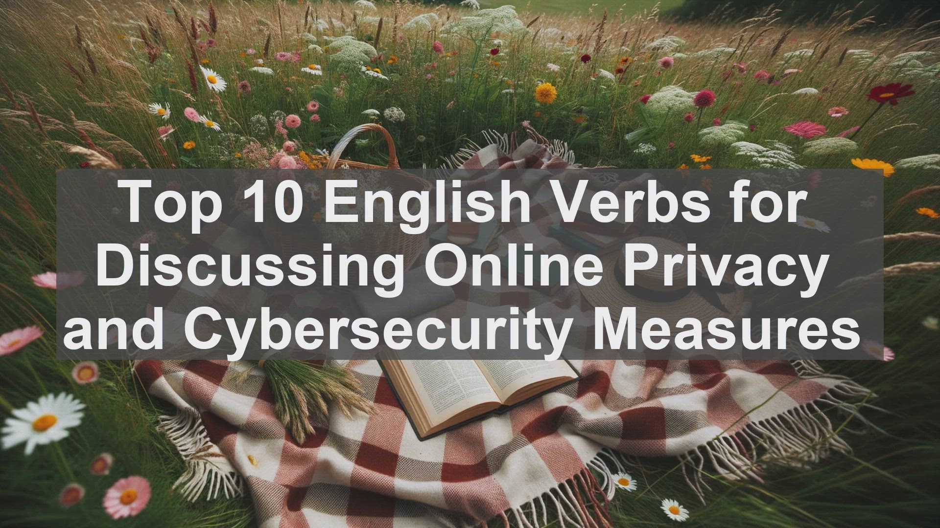 'Video thumbnail for Top 10 English Verbs for Discussing Online Privacy and Cybersecurity Measures'