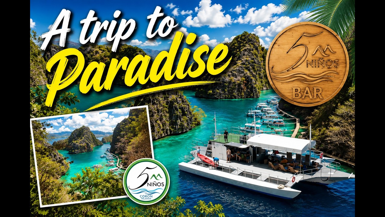 Video thumbnail for Explore the beautiful Lagoons of the Philippines aboard a luxury trimaran with Cinco Nino's