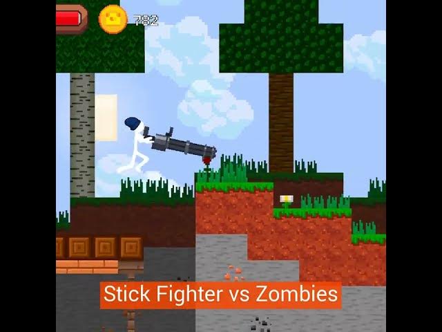 Video thumbnail for Stick Fighter vs Zombies #browsergame #adventuregames #2dgames #sidescrollinggames #gungames