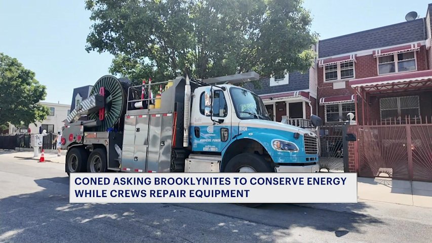 Video thumbnail for Over 1,200 Con Edison customers in Brooklyn without power ahead of hot holiday weekend